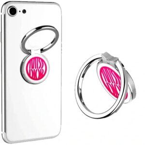 🩷NIB🩷 Dior Miss Dior Phone Finger Ring Holder/Stand Grip Silver Pink